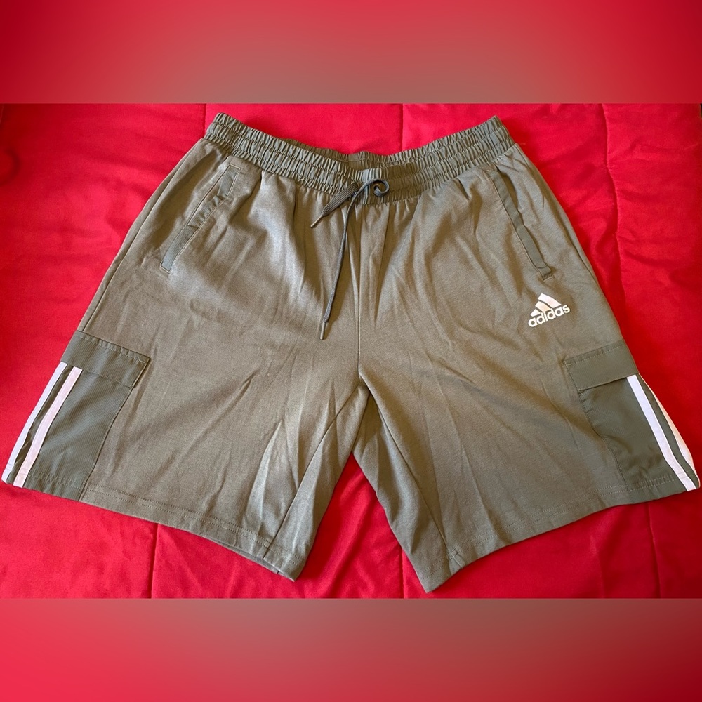 ADIDAS SHORTS. FREE T SHIRT